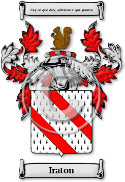 Iraton Family Crest Download (jpg) Legacy Series - 150 DPI