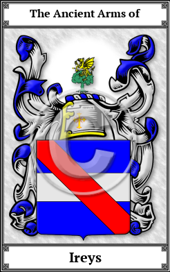 Ireys Family Crest Download (JPG)  Book Plated - 150 DPI