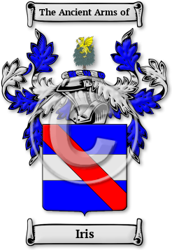 Iris Family Crest Download (jpg) Legacy Series - 150 DPI