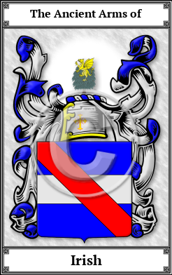 Irish Family Crest Download (JPG)  Book Plated - 150 DPI