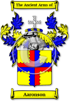 Aaronson Family Crest Download (jpg) Legacy Series - 150 DPI