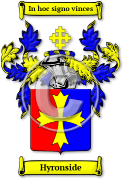Hyronside Family Crest Download (jpg) Legacy Series - 150 DPI