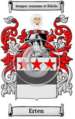 Erten Family Crest Download (JPG) Heritage Series - 600 DPI