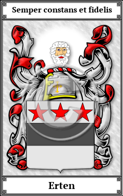 Erten Family Crest Download (JPG)  Book Plated - 150 DPI