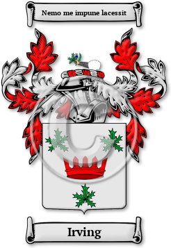 Irving Family Crest Download (jpg) Legacy Series - 150 DPI