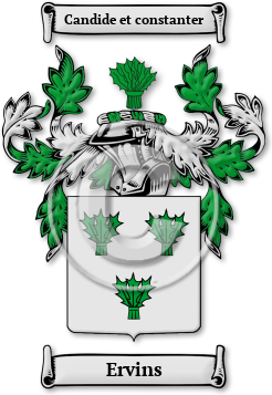 Ervins Family Crest Download (jpg) Legacy Series - 150 DPI