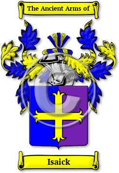Isaick Family Crest Download (JPG) Legacy Series - 600 DPI