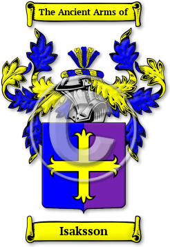 Isaksson Family Crest Download (jpg) Legacy Series - 150 DPI