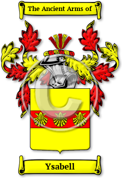 Ysabell Family Crest Download (jpg) Legacy Series - 150 DPI