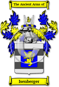 Isenberger Family Crest Download (JPG) Legacy Series - 600 DPI