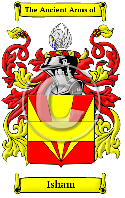 Isham Family Crest/Coat of Arms