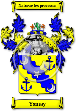 Ysmay Family Crest Download (jpg) Legacy Series - 150 DPI
