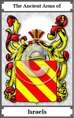 Israels Family Crest Download (JPG)  Book Plated - 150 DPI