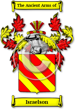 Israelson Family Crest Download (jpg) Legacy Series - 150 DPI