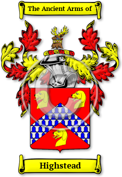 Highstead Family Crest Download (jpg) Legacy Series - 150 DPI