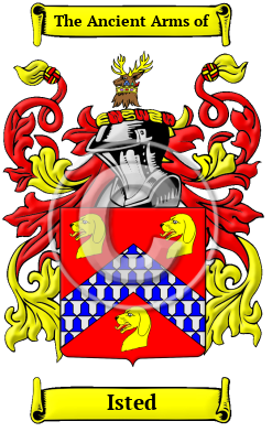 Isted Family Crest Download (JPG) Heritage Series - 300 DPI