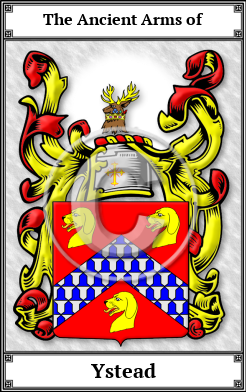 Ystead Family Crest Download (JPG)  Book Plated - 150 DPI