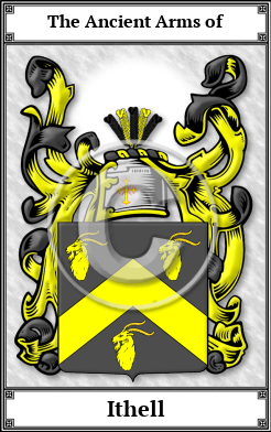 Ithell Family Crest Download (JPG)  Book Plated - 150 DPI