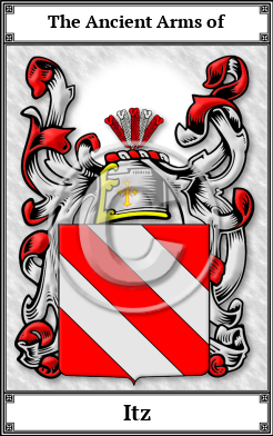 Itz Family Crest Download (JPG)  Book Plated - 150 DPI