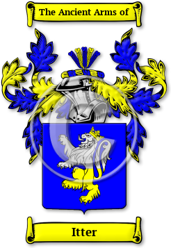 Itter Family Crest Download (jpg) Legacy Series - 150 DPI