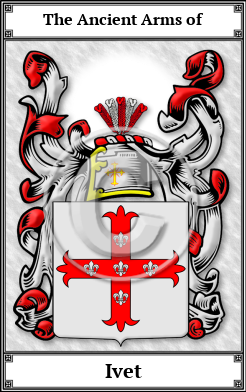 Ivet Family Crest Download (JPG) Book Plated - 600 DPI