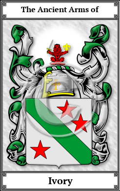 Ivory Family Crest Download (JPG)  Book Plated - 150 DPI