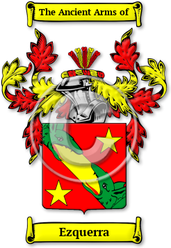 Ezquerra Family Crest Download (JPG) Legacy Series - 600 DPI