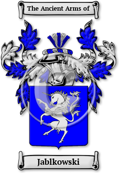 Jablkowski Family Crest Download (jpg) Legacy Series - 150 DPI