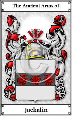 Jackalin Family Crest Download (JPG)  Book Plated - 150 DPI