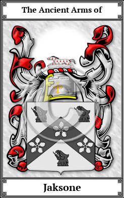 Jaksone Family Crest Download (JPG)  Book Plated - 150 DPI