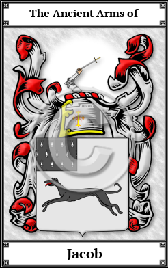 Jacob Family Crest Download (JPG)  Book Plated - 150 DPI