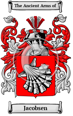 Jacobsen Family Crest Download (JPG) Heritage Series - 600 DPI