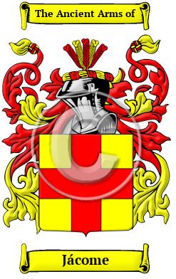 Jácome Family Crest Download (JPG) Heritage Series - 600 DPI