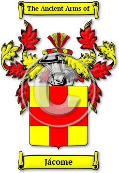 Jácome Family Crest Download (jpg) Legacy Series - 150 DPI