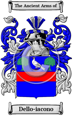 Dello-iacono Family Crest Download (JPG) Heritage Series - 300 DPI