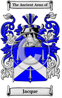 Jacque Family Crest/Coat of Arms