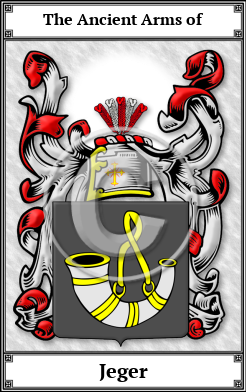 Jeger Family Crest Download (JPG) Book Plated - 600 DPI
