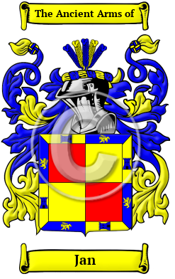 Jan Family Crest Download (JPG) Heritage Series - 600 DPI