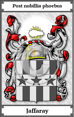 Jaffaray Family Crest Download (JPG)  Book Plated - 150 DPI