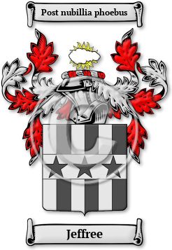 Jeffree Family Crest Download (jpg) Legacy Series - 150 DPI
