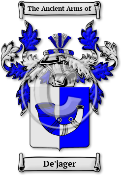 De'jager Family Crest Download (jpg) Legacy Series - 150 DPI