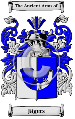 Jägers Family Crest Download (JPG) Heritage Series - 300 DPI