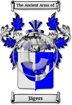 Jägers Family Crest Download (jpg) Legacy Series - 150 DPI