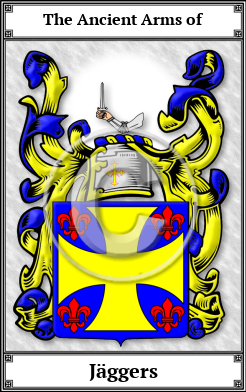 Jäggers Family Crest Download (JPG)  Book Plated - 150 DPI