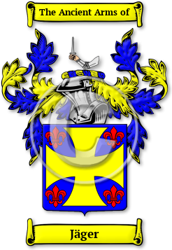 Jäger Family Crest Download (jpg) Legacy Series - 150 DPI