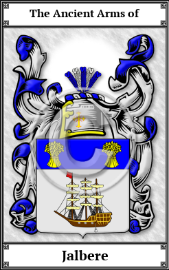 Jalbere Family Crest Download (JPG)  Book Plated - 150 DPI