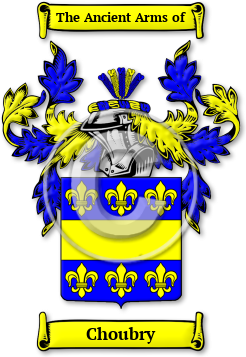 Choubry Family Crest Download (jpg) Legacy Series - 150 DPI