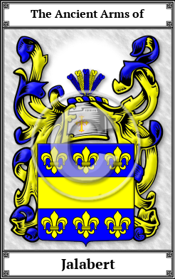 Jalabert Family Crest Download (JPG)  Book Plated - 150 DPI