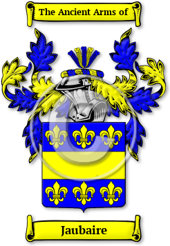 Jaubaire Family Crest Download (JPG) Legacy Series - 600 DPI