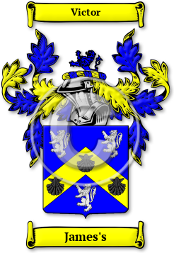 James's Family Crest Download (jpg) Legacy Series - 150 DPI